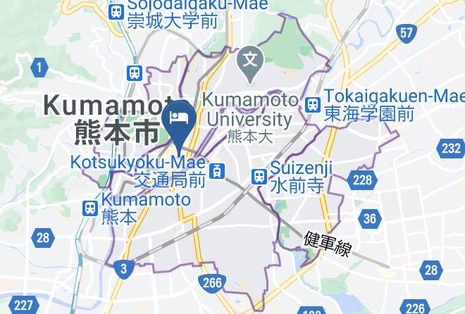 Kumamoto City Chuo Ward - Hotel Carna A Maps