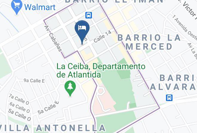 La Ceiba - Hotel Carnaval Maps