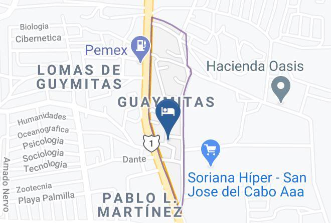 Los Cabos - Hotel Carolina Maps