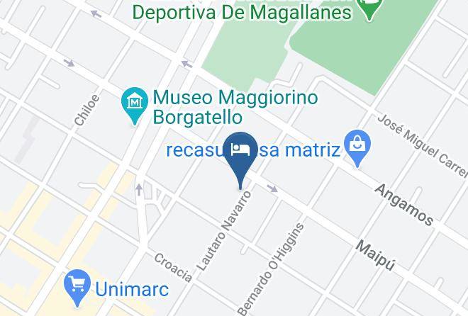 Magallanes Province - Hotel Carpa Manzano Maps