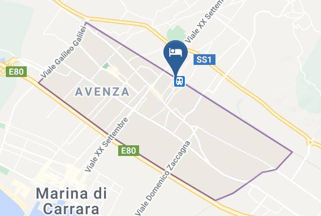 Massa Carrara - Hotel Carrara Maps