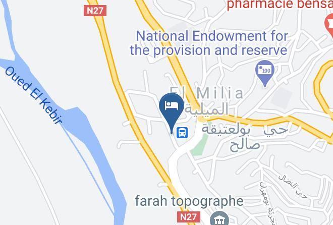 Jijel - Hotel Carre Bleu Maps