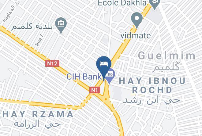 Guelmim - Hotel Carrefour Maps