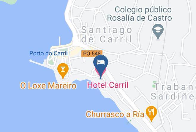 Pontevedra - Hotel Carril Maps