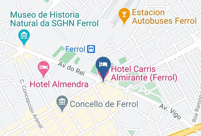 Auna - Hotel Carris Almirante Maps