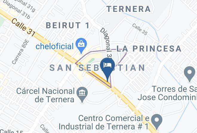 Hotel Cartagena Comfort Map