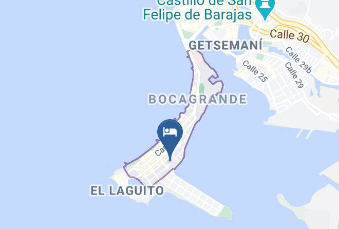 Hotel Cartagena D' Lux Map
