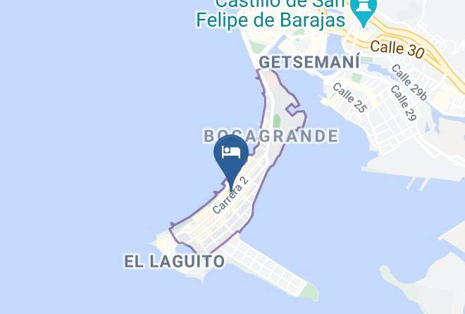 Cartagena De Indias - Hotel Cartagena Millennium Maps