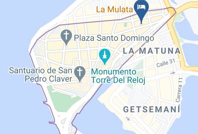 Cartagena De Indias - Hotel Cartagena Royal Inn Maps