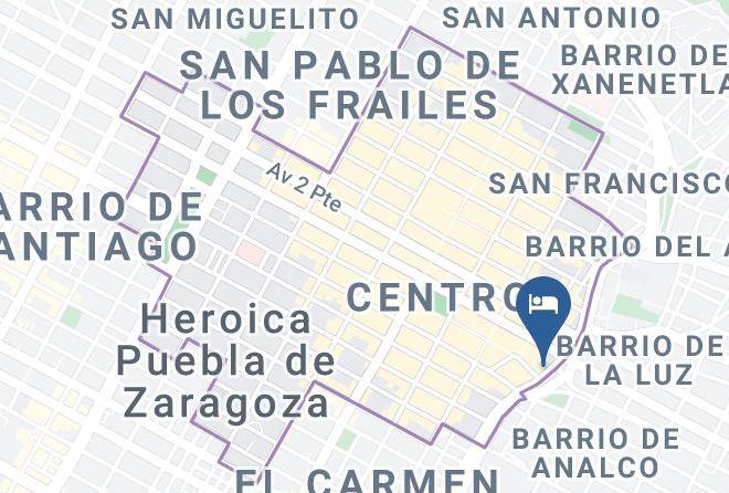 Puebla Barrio De Analco - Hotel Cartesiano Maps