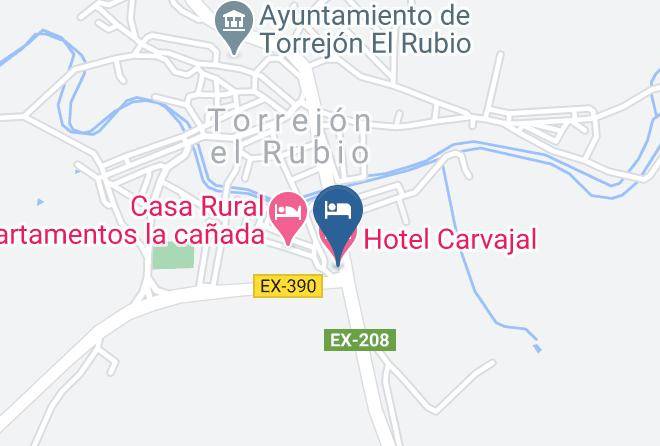 Hotel Carvajal Map