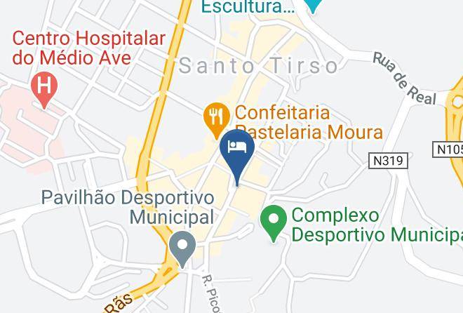 Santo Tirso - Hotel Carvalhais Maps