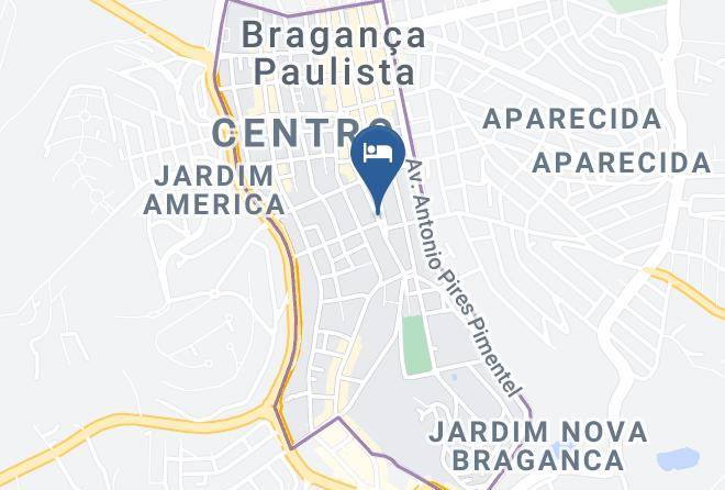 Braganca Paulista - Hotel Carvalho Maps