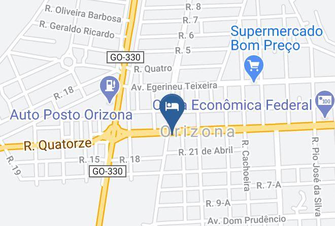Orizona - Hotel Carvalhos Maps