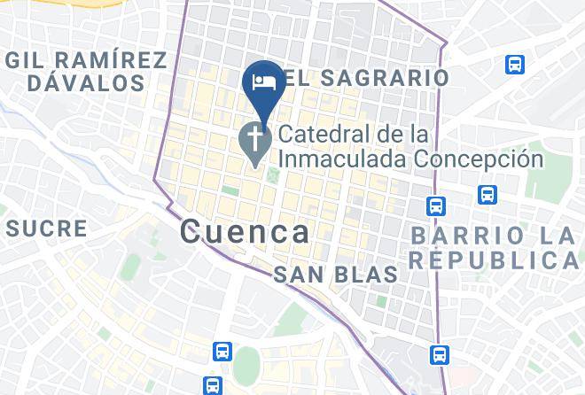 Cuenca - Hotel Carvallo Maps