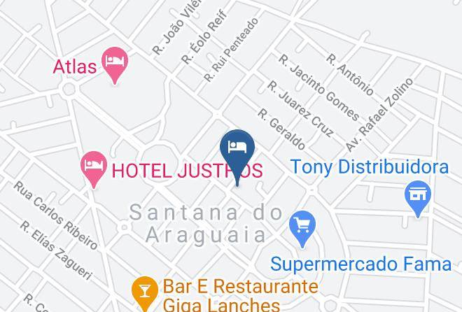 Santana Do Araguaia - Hotel Carvelli Maps