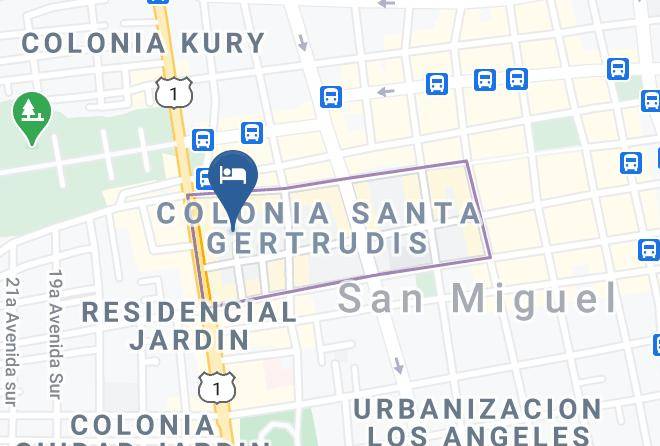 Hotel Casa Grande San Miguel Map