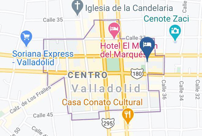 Valladolid - Margarett Modern Hotel Maps