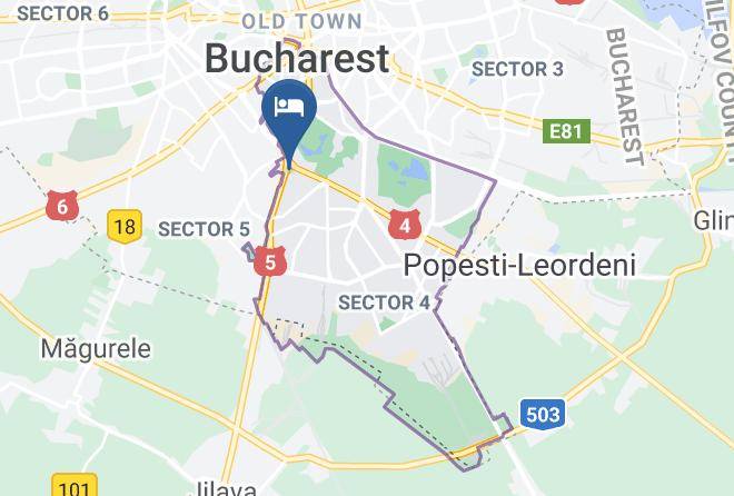Bucharest - Hotel Casa Verde Maps
