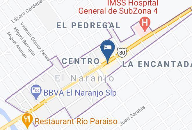 El Naranjo - Hotel Cascadas De La Huasteca Maps