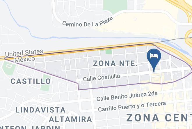 Tijuana - Hotel Cascadas Maps