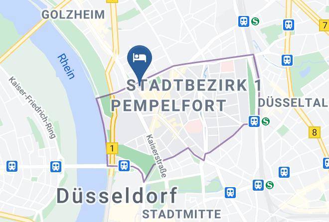 Dusseldorf - Hotel Cascade Dusseldorf Maps