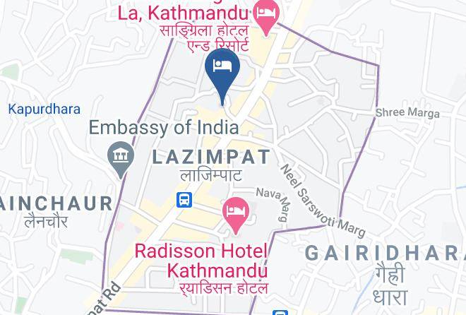 Kathmandu - Hotel Cascade Maps