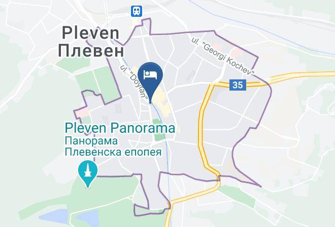 Pleven - Hotel Cascade Maps