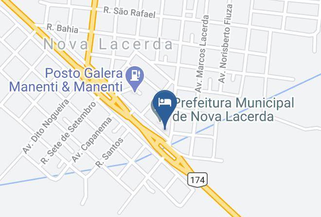 Nova Lacerda - Hotel Cascata Maps