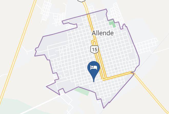 Allende - Hotel Casci's Maps