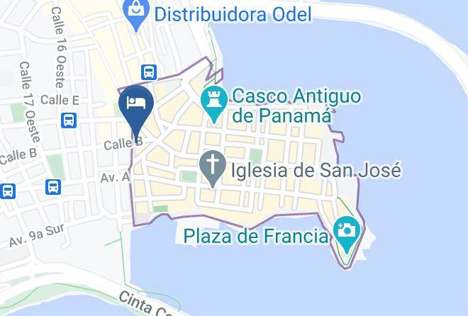 Chorrillo - Hotel Casco Antiguo Maps