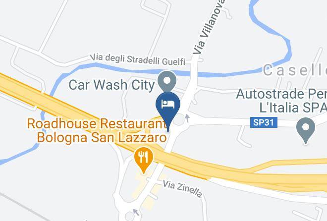 Bologna - Hotel Caselle Maps