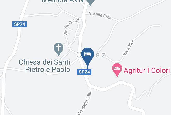 Trento - Hotel Casez Maps
