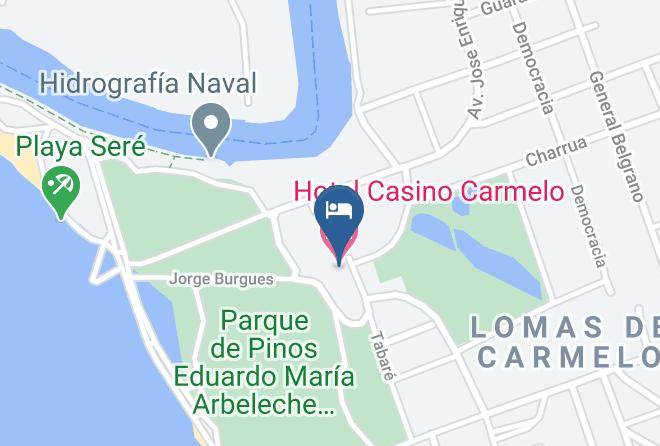 Carmelo - Hotel Casino Carmelo Maps