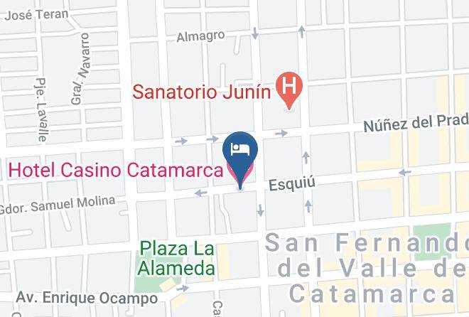 Catamarca City - Hotel Casino Catamarca Maps
