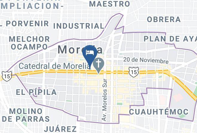 Morelia - Hotel Casino Morelia Maps