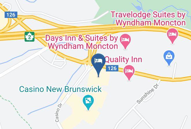 Westmorland - Hotel Casino New Brunswick Maps
