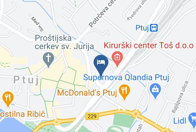 Ptuj - Hotel & Casino Poetovio Maps