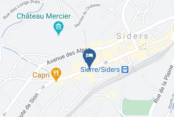 Sierre - Hotel Casino Maps