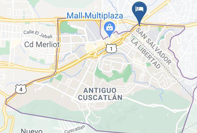 San Salvador - Hotel & Casino Siesta Maps