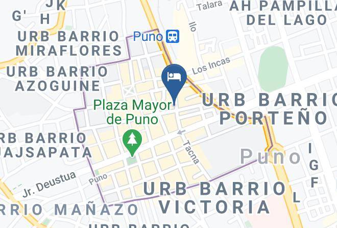 Puno - Hotel Casona Colon Inn Maps