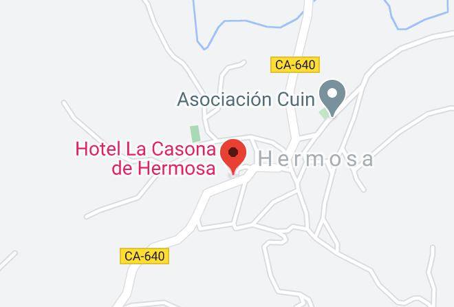 Hotel La Casona De Hermosa Map