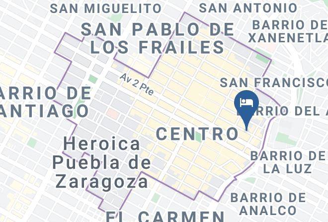 Heroica Puebla De Zaragoza Puebla - Hotel Casona De Los Angeles Maps