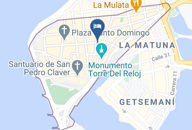 Cartagena De Indias - Hotel Casona Del Colegio Maps