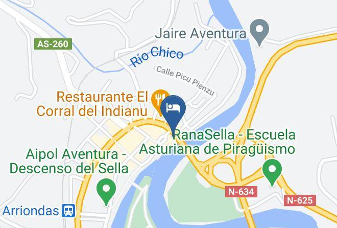 Asturias - Hotel Casona Del Sella Maps