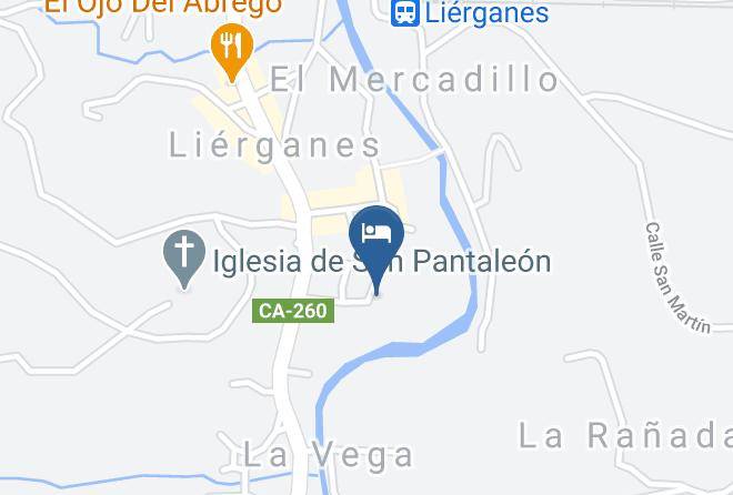 Lierganes - Hotel Casona El Arral Maps