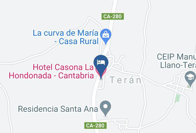 Valle - Hotel Casona La Hondonada Cantabria Maps
