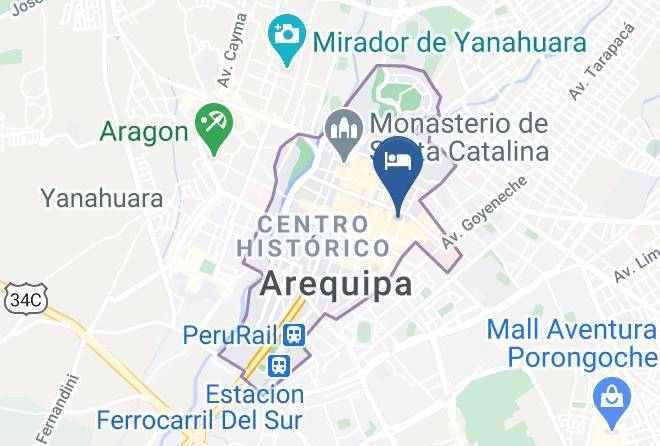 Arequipa - Hotel Casona Mercaderes Maps