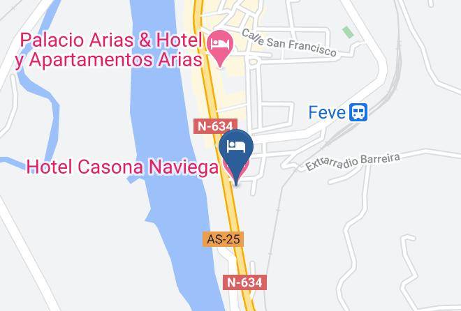 Asturias - Hotel Casona Naviega Maps