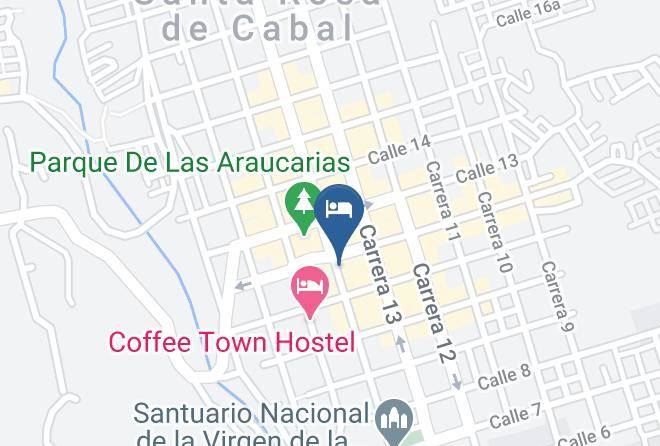 Santa Rosa De Cabal - Hotel Casona Real Maps